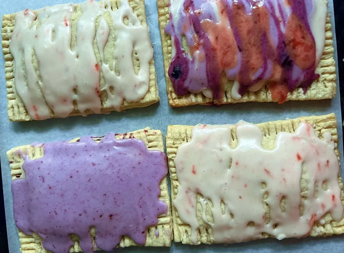 An assorted box of glazed Go-Tarts in several flavors and sizes